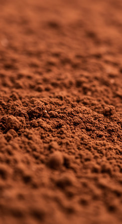 Close up of coffee powder, can be used as a background.の素材