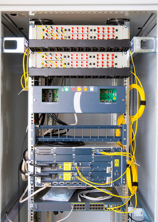 Industrial control system in modern factoryの写真素材
