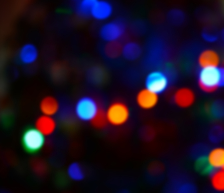 Bokeh lights background. Abstract multicolored lights in blurの写真素材