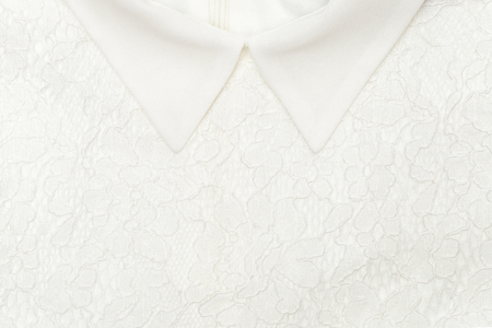 white texture clothes background under the text, white fabric,lace