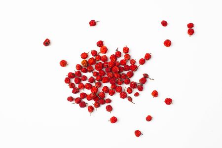 Dried Rowan berries is used in folk Eastern medicineの写真素材