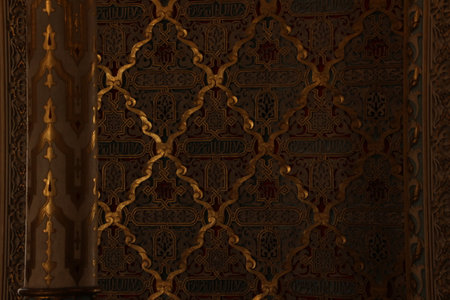 Arabic style decoration of a room in Portoの写真素材
