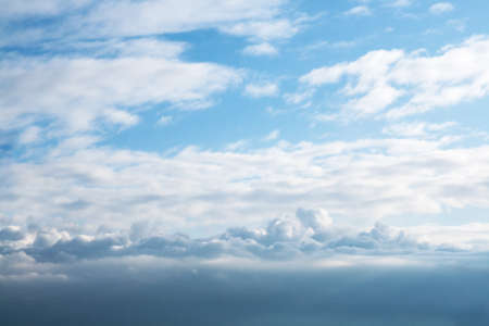 Sky. Blue sky with white and gray clouds. Perfect as wallpaper or background on your homepage or PC....