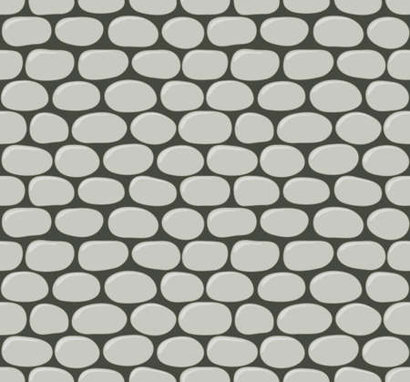Seamless cartoon stone texture. Vector illustration.のイラスト素材