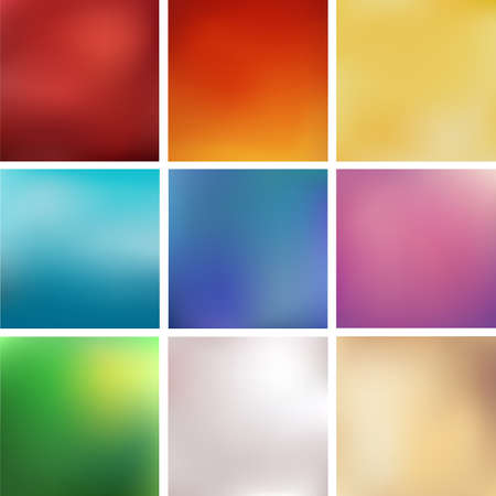 Abstract blurred vector backgroundsのイラスト素材