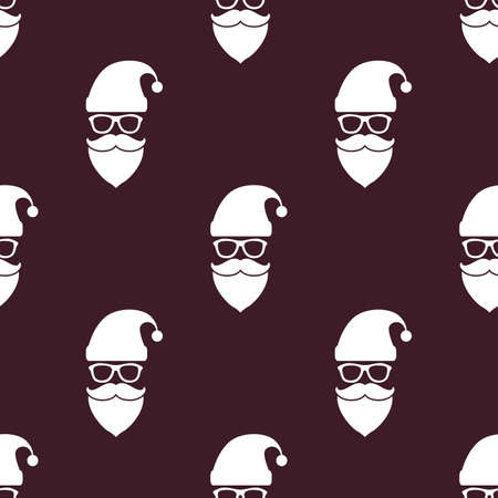 Santa Claus. Seamless vector wallpaperのイラスト素材