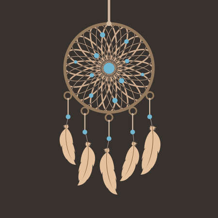 Dream catcher. Ethno styleのイラスト素材