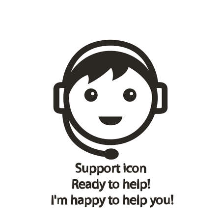Support Iconのイラスト素材