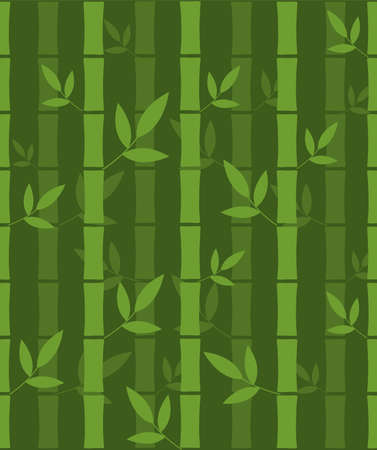 Seamless pattern with bambooのイラスト素材