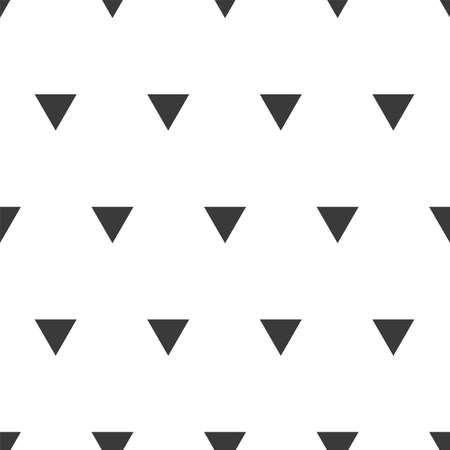 Black and white triangle pattern design. Seamless background