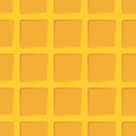 Cartoon waffle. Seamless texture or background.のイラスト素材