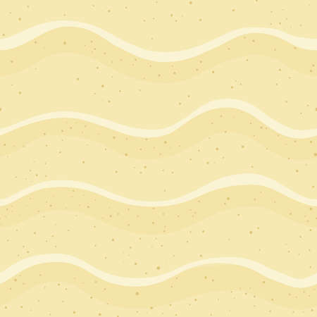 Cartoon sand. Seamless vector pattern. Summer backgroundのイラスト素材