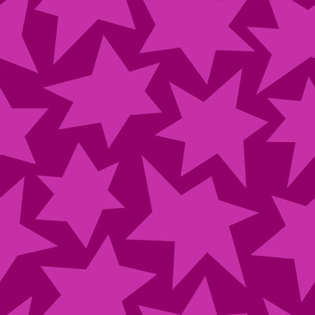 abstract stars. Fancy seamless vector patternのイラスト素材