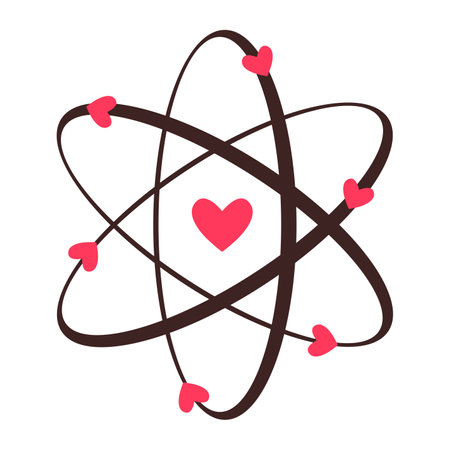 formula of love vector illustrationのイラスト素材