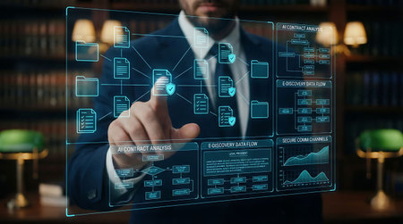 Businessman working with new modern computer and business strategy as a conceptの素材