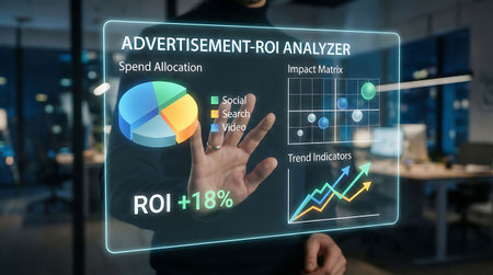 Businessman using a data analysis concept on a touch screen with his fingersの素材