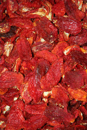 dried red peppers backgroundの写真素材