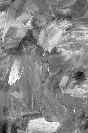 Painted background with grey color. Art is painted by photographer.の写真素材