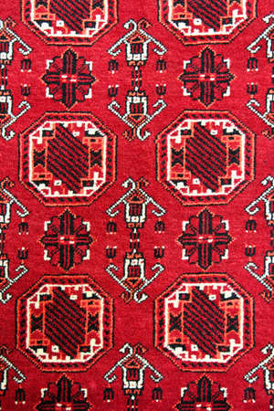 turkish carpet with patternの写真素材