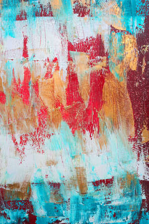 Painted canvas as background