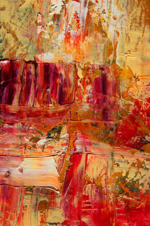Painted canvas as background. Art is created and painted by photographer.の写真素材