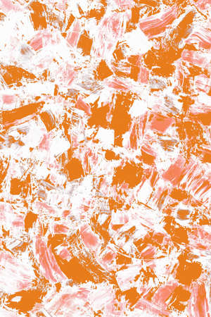 orange color abstract on whiteの写真素材