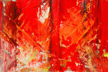 Painted canvas as background. Art is created and painted by photographer.の写真素材