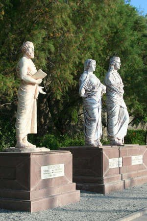 Ancient greek sculptures at Bodrum,Turkey