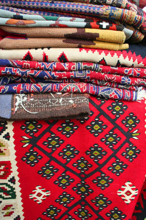 carpets at bazaarの写真素材