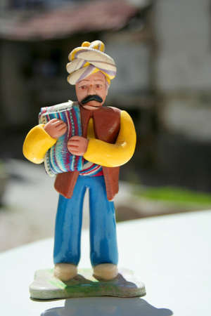 toy made by dough, traditional turkish man toyの写真素材