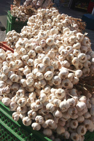 garlics at bazaar