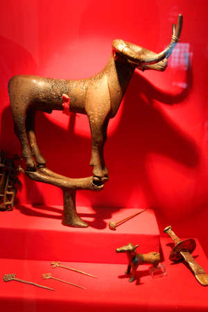 Some artworks at the Anatolian Civilization Museumのeditorial素材