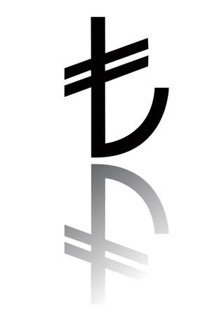 turkish lira sign, vectorのイラスト素材