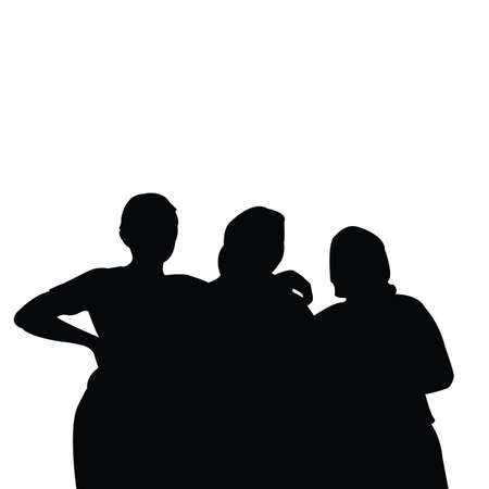 women body silhouette vectorのイラスト素材