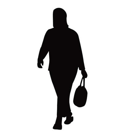 a woman body silhouette vectorのイラスト素材