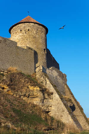 Watchtower and medieval fortress in Belgorod-Dnistrovsky  Ukraineのeditorial素材