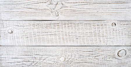 White wood background texture, old white wooden abstract textured backdrop.の写真素材