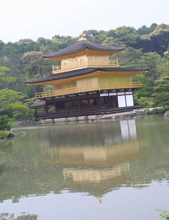 Japan, Kyoto, Gold Pavilionの写真素材