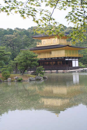 Japan, Kyoto, Gold Pavilionの写真素材