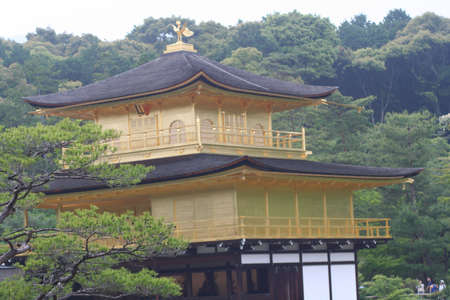 Japan, Kyoto, Gold Pavilionの写真素材