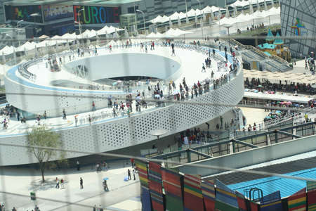 Shanghai, China, expo 2010 siteの写真素材