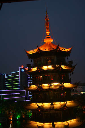Guilin, China, pagodaの写真素材