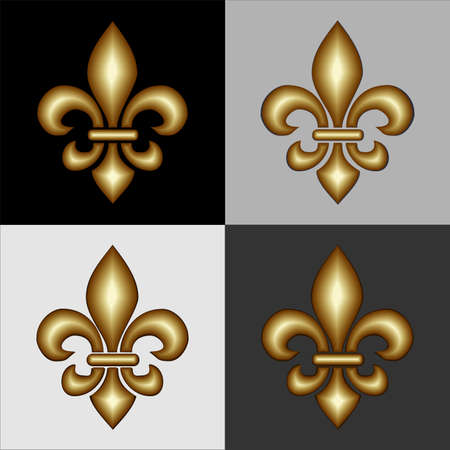 Heraldry design elementsの写真素材