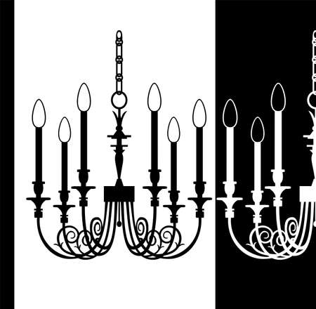 Vector chandelierのイラスト素材