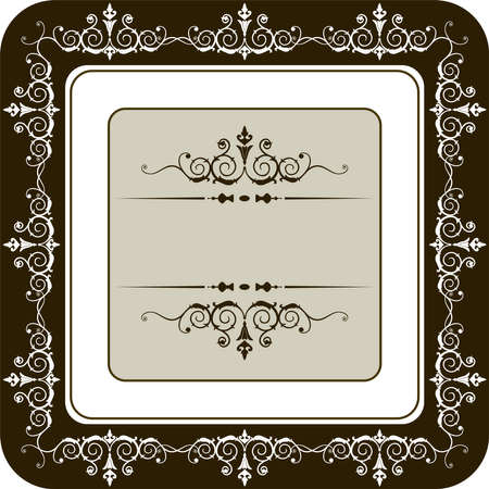 Vector vintage frameのイラスト素材