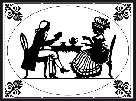 Tea timeのイラスト素材