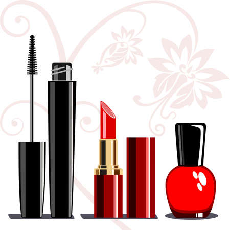 Makeup setのイラスト素材