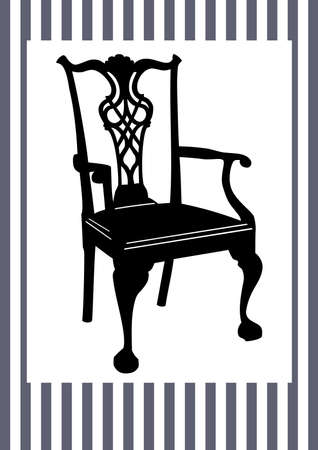 Antique chairのイラスト素材