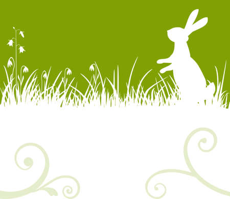 Easter bunnyのイラスト素材