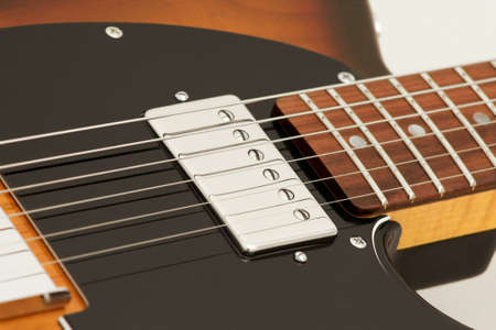 Musical instrument guitar microphone detailの写真素材